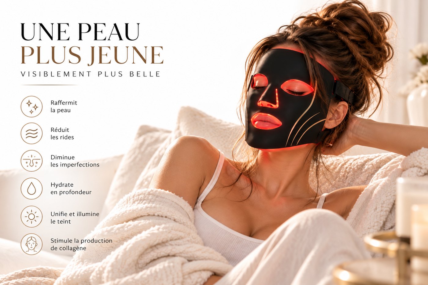 Une peau plus jeune, visiblement plus belle